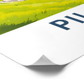 Pilatus Zwitserland Reisprint Poster (Hoek)