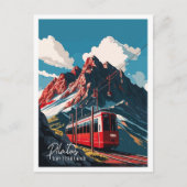 Pilatus Zwitserland vintage reisillustratie Briefkaart (Voorkant)