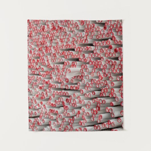 Pile of rolled papers wandkleed (Voorkant)