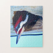 Pileated Woodpecker - Bird Puzzle Legpuzzel (Verticaal)