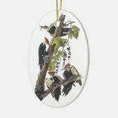 Pileated Woodpecker, John Audubon Keramisch Ornament (Links)