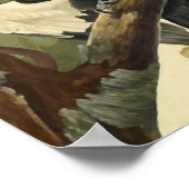 Pileated Woodpecker, John James Audubon Poster (Hoek)