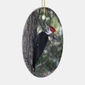 Pileated Woodpecker Keramisch Ornament (Rechts)