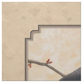 Pileated Woodpecker Tan Stof (Swatch)