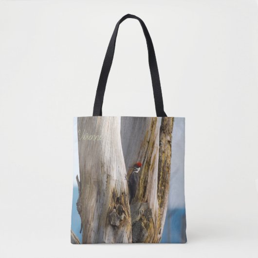 Pileated Woodpecker Tote Bag (Voorkant)
