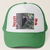 Pileated Woodpecker Trucker Pet (Voorkant)
