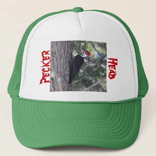 Pileated Woodpecker Trucker Pet (Voorkant)