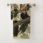 Pileated Woodpecker uit Audubon Birds of America Bad Handdoek (Insitu)