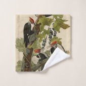 Pileated Woodpecker uit Audubon Birds of America Bad Handdoek (Wasdoekje)