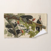 Pileated Woodpecker uit Audubon Birds of America Bad Handdoek (Handdoek)