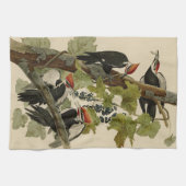 Pileated Woodpecker uit Audubon Birds of America Theedoek (Horizontaal)