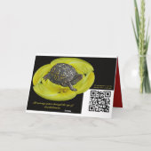 Pileed Woodpecker Merry-kerstartikelen Feestdagen Kaart (Achterkant)