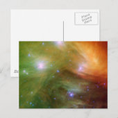 Pileiades sterren in infrarood SSC2007 07A Briefkaart (Voorkant / Achterkant)