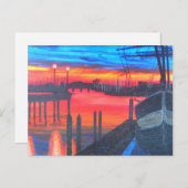 Pilgrim bij zonsopgang briefkaart (Voorkant / Achterkant)