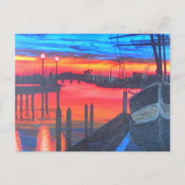 Pilgrim bij zonsopgang briefkaart