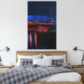 Pilgrim bij zonsopgang canvas afdruk (Insitu (Slaapkamer))