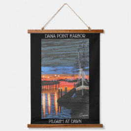 Pilgrim bij zonsopgang hangend wandkleed