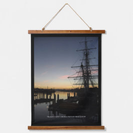 Pilgrim bij zonsopgang hangend wandkleed