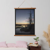 Pilgrim bij zonsopgang hangend wandkleed (Slaapkamer)