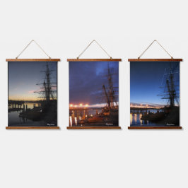 Pilgrim bij zonsopgang hangend wandkleed