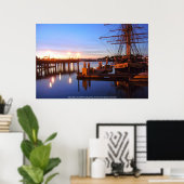 Pilgrim bij zonsopgang poster (Thuiskantoor)