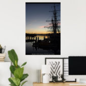 Pilgrim bij zonsopgang poster (Thuiskantoor)