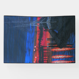 Pilgrim bij zonsopgang spandoek