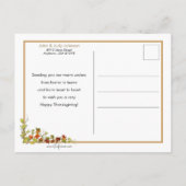  Pilgrim Boy met appels Briefkaart (Achterkant)