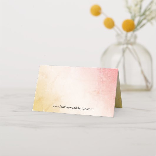 Pilgrim Boy Thanksgiving Place Cards Plaatskaartje (Achterkant)