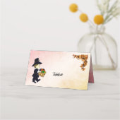 Pilgrim Boy Thanksgiving Place Cards Plaatskaartje (Voorkant)