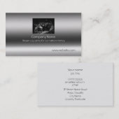 Pilgrim Compact Signing on metallic effect Visitekaartje (Voorkant / Achterkant)