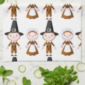 Pilgrim Couple Theedoek (Gevouwen)