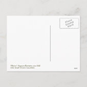 Pilgrim Familie. Thanksgiving Briefkaarten (Achterkant)