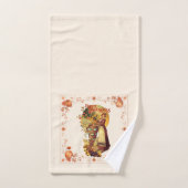 Pilgrim Girl Thanksgiving Handdoek (Handdoek)