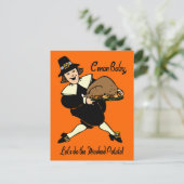 Pilgrim Mashed Potato Briefkaart (Staand voorkant)