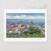 Pilgrim Memorial Uitzicht van de haven Briefkaart (Voorkant)