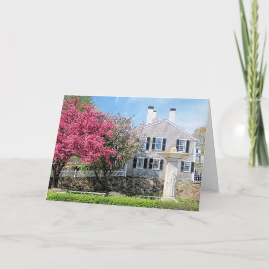 Pilgrim Moeder, Plymouth, MA Spring Kaart (Voorkant)