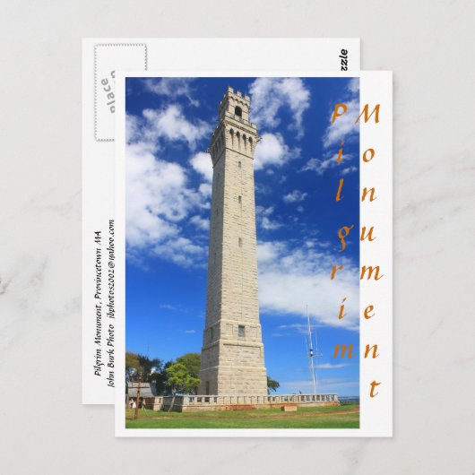 Pilgrim Monument, Provincetown Cape Cod Briefkaart (Voorkant / Achterkant)