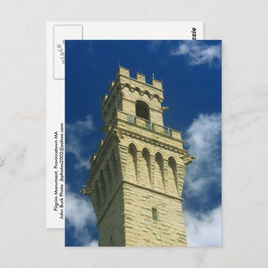Pilgrim Monument Provincetown Cape Cod Briefkaart (Voorkant / Achterkant)