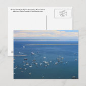 Pilgrim Monument Uitzicht aan Truro Briefkaart (Voorkant / Achterkant)