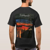 Pilgrim op dagschilderij t-shirt (Achterkant)