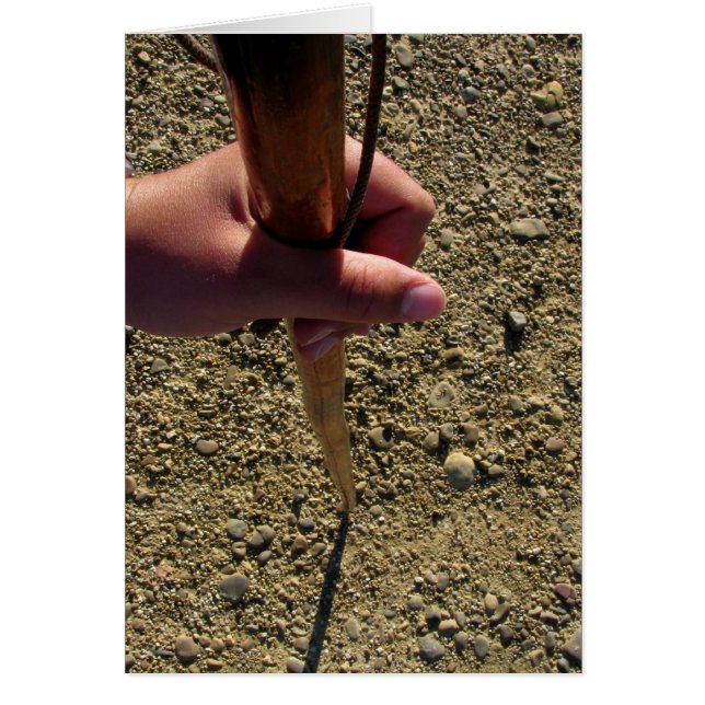 Pilgrim-personeel en handkaart (Voorkant)