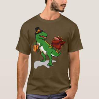 Pilgrim pet T Rex Dinosaur Dabbing T-shirt