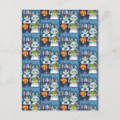 PILGRIM RABBITS, THANKSGIVING HARE'S HARVEST, CUTE BRIEFKAART (Voorkant)