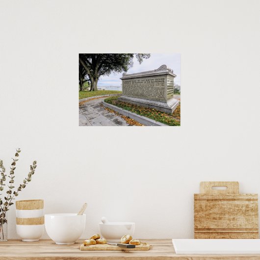 Pilgrim sarcofaag Cole's Hill print (Keuken)