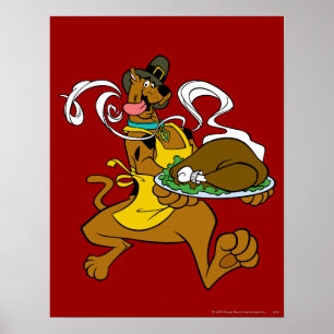 Pilgrim Scooby-Doo met Turkije Poster