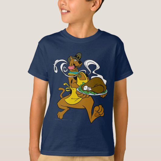 Pilgrim Scooby-Doo met Turkije T-shirt (Voorkant)