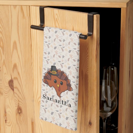 Pilgrim Texas Turkey All-Over Print Theedoek (Derde Gevouwen)