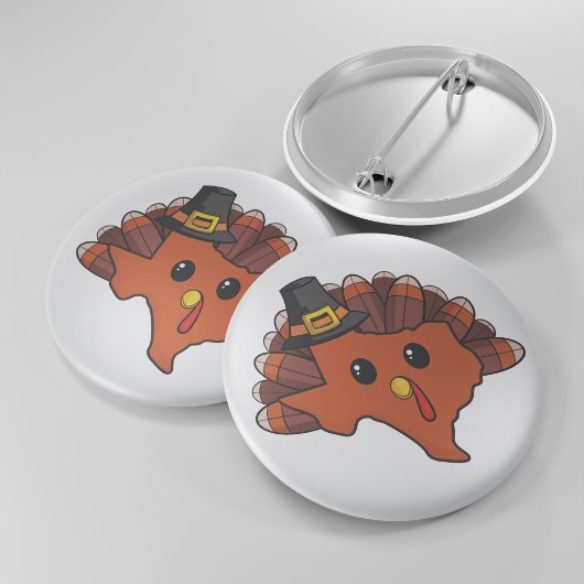 Pilgrim Texas Turkey Button