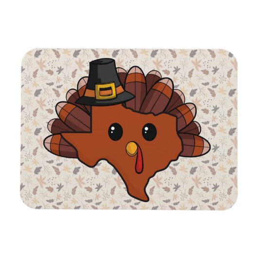 Pilgrim Texas Turkey Magneet (Horizontaal)